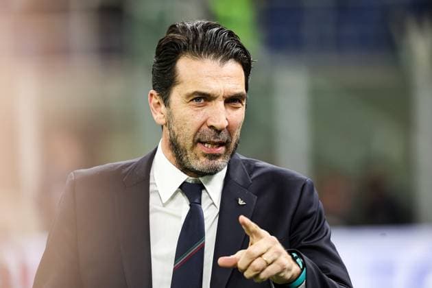 Torwart Legende Gianluigi Buffon ITA, Italien (ITA) vs. Deutschland (GER), Fussball Laenderspiel, UEFA Nations League Viertelfinale Runde1, 2024 2025, 20.03.2025 ITA, Italien (ITA) vs. Deutschland (GER), Fussball Laenderspiel, UEFA Nations League Viertelfinale Runde1, 2024 2025, 20.03.2025 Mailand Copyright: xEibner-Pressefoto RogerxBuerkex EP_RBE
