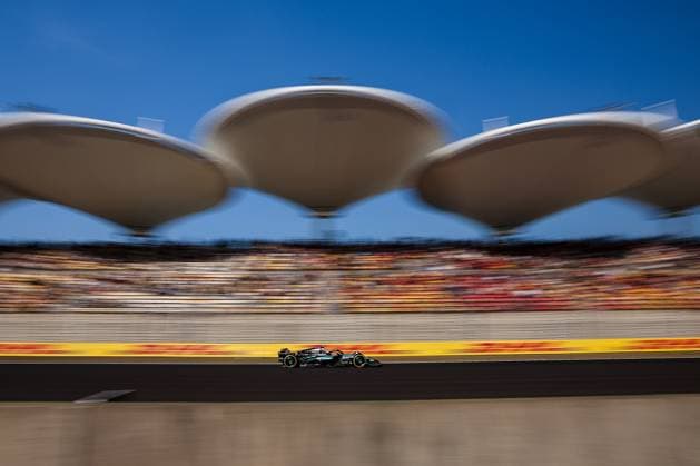 F1 - CHINESE GRAND PRIX 2025 12 KIMI ANTONELLI Andrea (ita), Mercedes AMG F1 Team W16, action during the Formula 1 Heineken Chinese Grand Prix 2025, 2nd round of the 2025 FIA Formula One World Championship, WM, Weltmeisterschaft from March 21 to 23, 2025 on the Shanghai International Circuit, in Shanghai, China - ShanghaiChina  Copyright: xEricxAlonsox