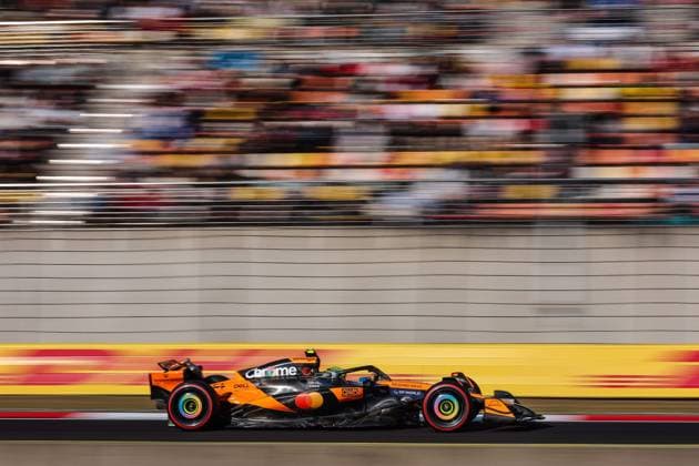 F1 - CHINESE GRAND PRIX 2025 04 NORRIS Lando (gbr), McLaren F1 Team MCL39, action during the Formula 1 Heineken Chinese Grand Prix 2025, 2nd round of the 2025 FIA Formula One World Championship, WM, Weltmeisterschaft from March 21 to 23, 2025 on the Shanghai International Circuit, in Shanghai, China - ShanghaiChina  Copyright: xEricxAlonsox