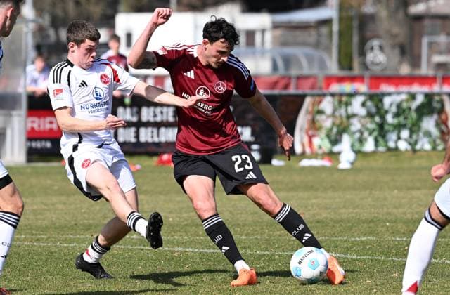 21.03.2025 - Fussball - Saison 2024 2025 - internes Testspiel Freundschaftsspiel Vorbereitungsspiel - 1. FC Nürnberg FCN ( Club ) - - xwoxzix - ??? gg Janni Serra (23, 1. FC Nürnberg FCN )