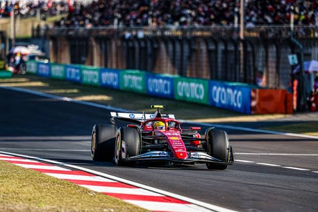 SHANGHAI, CHINA- MARCH 21: Lewis Hamilton of Great Britain driving the (44) Ferrari SF-25 during Sprint Qualifying ahead of the F1 Grand Prix of CHINA at Shanghai International Circuit on March 21, 2025 in Shanghai, China.(Photo by Song Haiyuan Paddocker) F1 Grand Prix of China: Practice