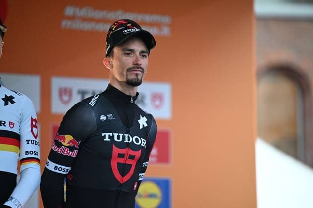21-03-2025 Presentazione Squadre Milano - Sanremo 2025; 2025, Tudor; Alaphilippe, Julian; Pavia; 