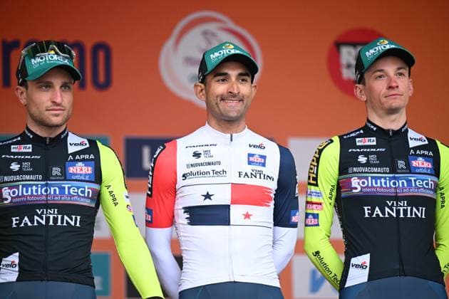 21-03-2025 Presentazione Squadre Milano - Sanremo 2025; 2025, Solution Tech - Vini Fantini; Gonzalez Roberto, Carlos; Pavia; 
