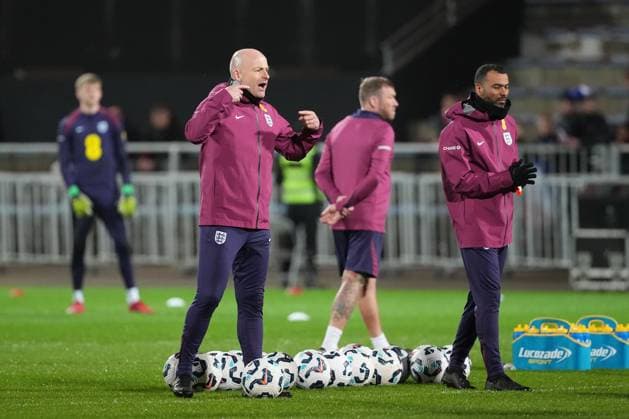 England under 21s coach Lee Carsley France U21, U 21 v England U21, International Friendly, Länderspiel, Nationalmannschaft Football, Stade du Moustoir, Lorient, France - 21 Mar 2025 EDITORIAL USE ONLY No use with unauthorised audio, video, data, fixture lists, club league logos or live services. Online in-match use limited to 120 images, no video emulation. No use in betting, games or single club league player publications. Copyright: xDavexWinter Shutterstockx 15215626r