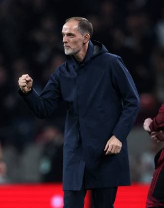 England Head Coach Thomas Tuchel celebrates Myles Lewis-Skelly of England opening goal to put England 1-0 up England v Albania - UEFA World Cup Qualifiers - Group K. Football. Wembley Stadium, London. UK. 3 MAR 2025 Editorial use only  Copyright: xJASONPIX Shutterstockx 15216523a