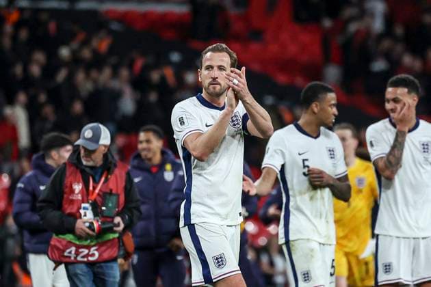 London,England,March 21st,2025: Harry Kane (9 England) in action during the UEFA European Qualifiers football match between England vs Albania at Wembley Stadium,London on March 21st, 2025 (Joao Bravo SPP) Copyright: xJoaoxBravoxx xSPPx spp-en-JoBr-JBF-1178
