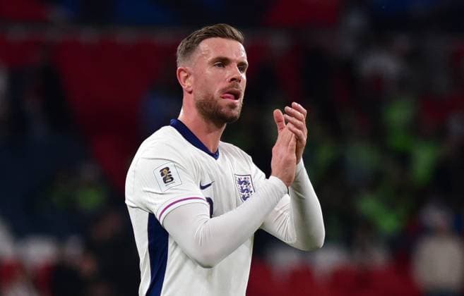 England v Albania, London, UK - 21 Mar 2025 Jordan Henderson of England during the FIFA World Cup, WM, Weltmeisterschaft, Fussball Qualifier match between England and Albania on 21st March 2025 at Wembley Stadium, London London Wembley Stadium London GBR Copyright: xFrankiexOKeeffe PPAUKx PPA-174869