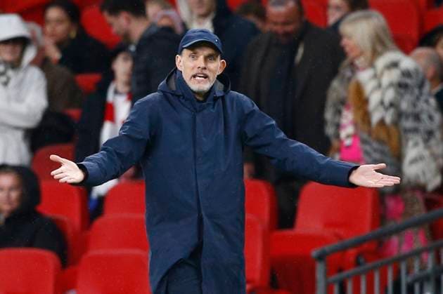 England v Albania 2026 FIFA World Cup, WM, Weltmeisterschaft, Fussball Qualifiers England Head Coach Thomas Tuchel during the 2026 FIFA World Cup Qualifiers Group K match at Wembley Stadium, London UK Newspapers OUT Copyright: xPaulxChestertonx FIL-21611-0122