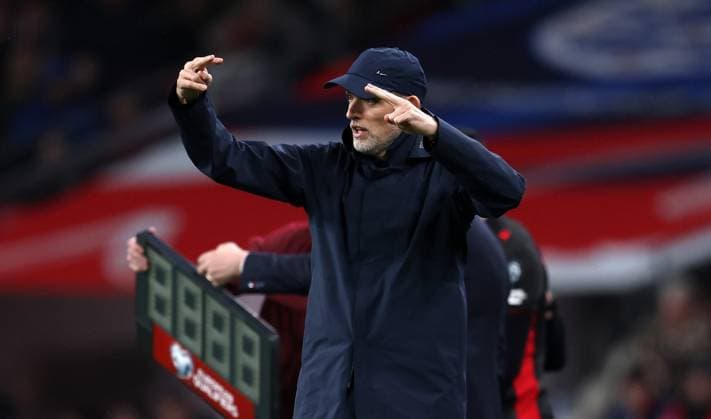 England Head Coach Thomas Tuchel England v Albania - UEFA World Cup Qualifiers - Group K. Football. Wembley Stadium, London. UK. 3 MAR 2025 Editorial use only  Copyright: xJASONPIX Shutterstockx 15216523dd