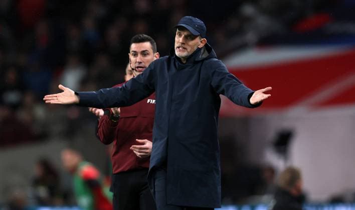England Head Coach Thomas Tuchel England v Albania - UEFA World Cup Qualifiers - Group K. Football. Wembley Stadium, London. UK. 3 MAR 2025 Editorial use only  Copyright: xJASONPIX Shutterstockx 15216523df