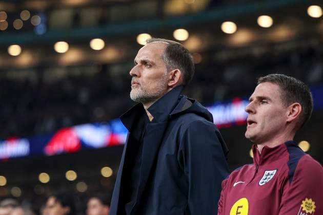 London,England,March 21st,2025: Thomas Tuchel England Coach in action during the UEFA European Qualifiers football match between England vs Albania at Wembley Stadium,London on March 21st, 2025 (Joao Bravo SPP) Copyright: xJoaoxBravoxx xSPPx spp-en-JoBr-JBF-0496