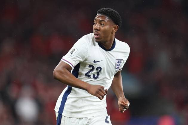 England v Albania 21 March 2025, London - FIFA 2026 World Cup Qualifiers - England v Albania - Myles Lewis-Skelly of England - Photo: Charlotte Wilson Offside. London UK Copyright: xCharlottexWilsonx xOffsidexOffside