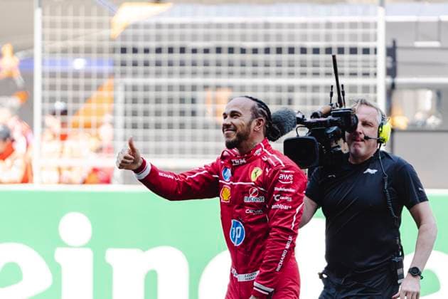 Formula 1 Heineken Chinese Grand Prix 2025 Jun Da Tan OVERTAKE MAXPPP - Shanghai 02 07 2023 44 HAMILTON Lewis (gbr), Scuderia Ferrari, portrait during the Formula 1 Heineken Chinese Grand Prix 2025, the 2nd round of the 2025 FIA Formula 1 World Championship, WM, Weltmeisterschaft at the Shanghai International Circuit from March 20 to 23, 2025, in Shanghai, China Shanghai China  Copyright: xOVERTAKE MAXPPPxJunxDaxTanx OVT202503227759 OVT202503227759