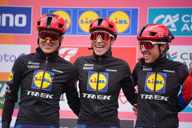 BALSAMO Elisa during the women™s elite race of the Sanremo Women, one day cycling race from Genova to Sanremo in 156km - North Italy- Saturday, March 22, 2025. - cycling .  Copyright: xMarcoxAlpozzi LaPressex