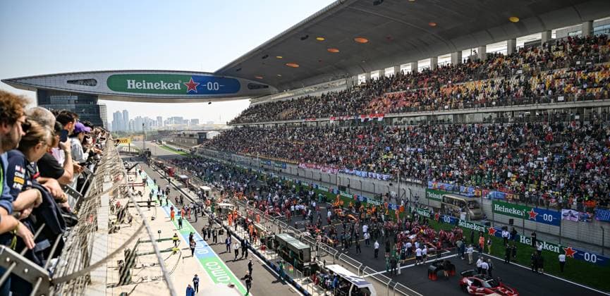 (250322) -- SHANGHAI, March 22, 2025 -- Drivers prepare before the sprint race of the Formula 1 Chinese Grand Prix at the Shanghai International Circuit in east China s Shanghai, March 22, 2025. ) (SP)CHINA-SHANGHAI-FORMULA 1-SPRINT(CN) XiaxYifang 