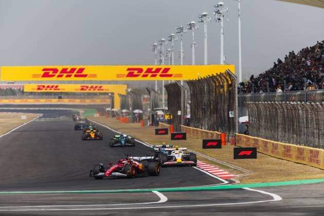 2025 Formula One Chinese Grand Prix Shanghai International Circuit, Shanghai, China on 22. March.2025; Charles Leclerc of Monaco and Scuderia Ferrari during sprint race at Formula One Chinese Grand Prix Shanghai Shanghai International Circuit China Copyright: xJayxHiranox
