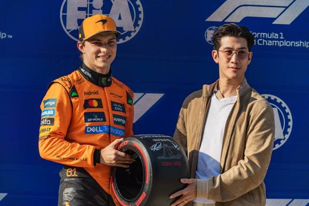 2025 Formula One Chinese Grand Prix Shanghai International Circuit, Shanghai, China on 22. March.2025; Oscar Piastri of Australia and McLaren F1 Team during qualifying at Formula One Chinese Grand Prix Shanghai Shanghai International Circuit China Copyright: xJayxHiranox