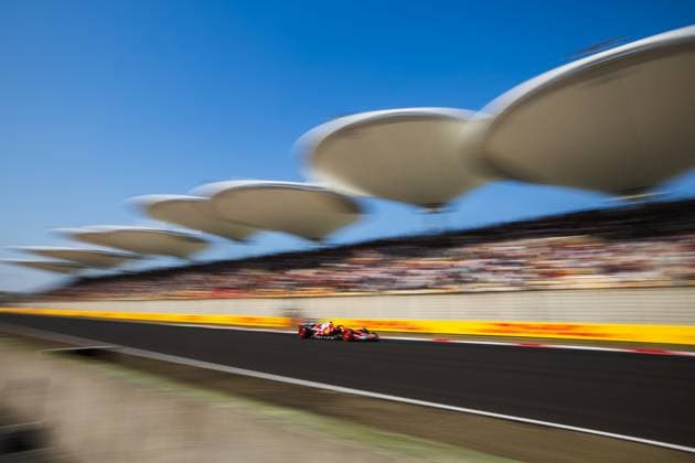 2025 Formula One Chinese Grand Prix Shanghai International Circuit, Shanghai, China on 22. March.2025; Lewis Hamilton of Great Britain and Scuderia Ferrari during qualifying Formula One Chinese Grand Prix Shanghai Shanghai International Circuit China Copyright: xJayxHiranox