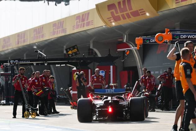 F1 Grand Prix Of China - Sprint & Qualifying Lewis Hamilton of Great Britain drives the (44) Ferrari SF-25 in the pit lane during qualifying ahead of the F1 Grand Prix of China at Shanghai International Circuit in Shanghai, China, on March 22, 2025. Shanghai Shanghai China  Copyright: xPaddockerx originalFilename:paddocker-f1grandp250322_npqfd.jpg