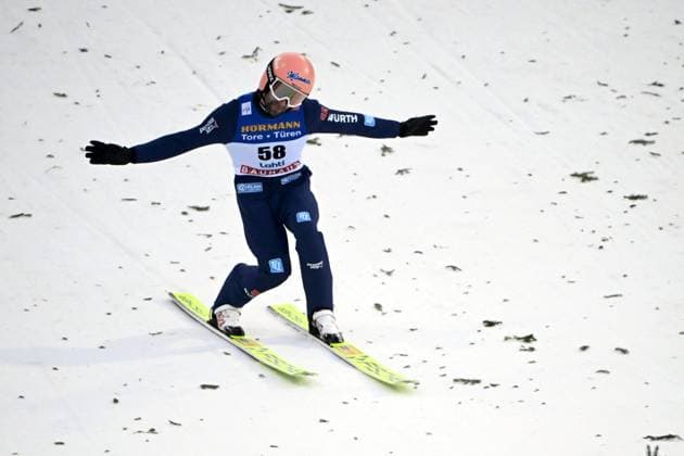 Sport Themen der Woche KW12 Sport Bilder des Tages Pius Paschke of Germany competes during men s Ski jumping, Skispringen, Ski, nordisch individual large hill HS130 at the FIS Nordic World Cup Lahti Ski Games in Lahti, Finland, on March 22, 2025. Lahti Finland LKFTJK20250322182503ZZSO  Copyright: xEmmixKorhonenx LKFTJK20250322182503ZZSO