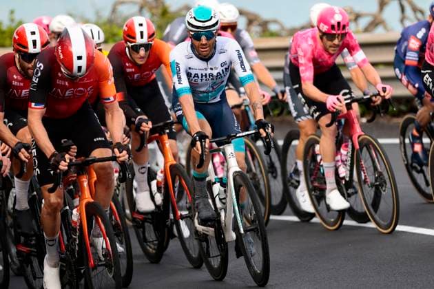 Milano Sanremo 2025 Milano Sanremo 2025 - 116th Edition - Pavia - Sanremo 289km - 22 03 2025 - Damiano Caruso (ITA - Bahrain - Victorious) - photo Luca Bettini SprintCyclingAgency 2025 Sanremo Italy  Copyright: xLucaxBettinix xSprintcyclingagencyx
