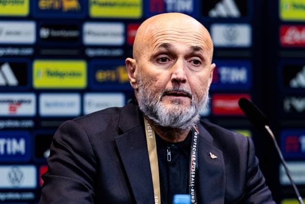 UEFA Nations League: Pressekonferenz Italien; 22.03.2025 Luciano Spalletti (Trainer Italien) UEFA Nations League: Pressekonferenz Italien vor dem Rückspiel Deutschland - Italien; Dortmund, Signal Iduna Park, 22.03.2025 Copyright: xBEAUTIFULxSPORTS Wunderlx