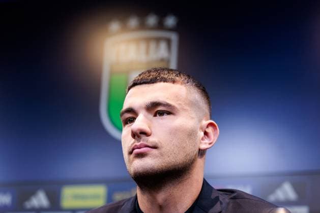 UEFA Nations League: Pressekonferenz Italien; 22.03.2025 Alessandro Buongiorno (Italien, 4) UEFA Nations League: Pressekonferenz Italien vor dem Rückspiel Deutschland - Italien; Dortmund, Signal Iduna Park, 22.03.2025 Copyright: xBEAUTIFULxSPORTS Wunderlx