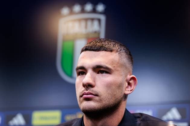 UEFA Nations League: Pressekonferenz Italien; 22.03.2025 Alessandro Buongiorno (Italien, 4) UEFA Nations League: Pressekonferenz Italien vor dem Rückspiel Deutschland - Italien; Dortmund, Signal Iduna Park, 22.03.2025 Copyright: xBEAUTIFULxSPORTS Wunderlx