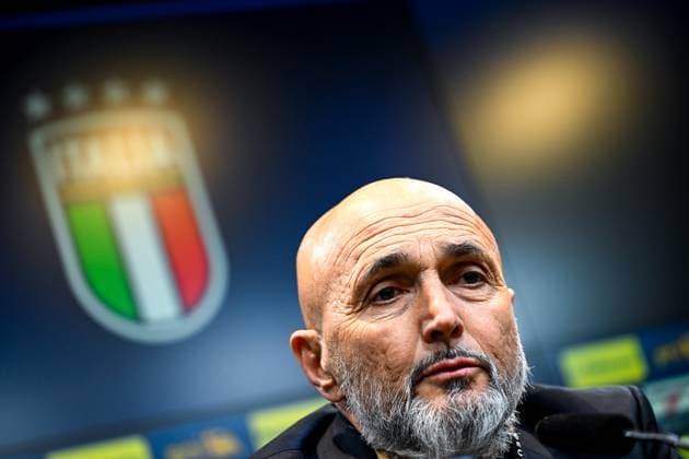 Luciano Spalletti (Italien, Trainer), GER, Pressekonferenz der Italienische Fußballnationalmannschaft, Herren, MD-1 vor Deutschland gegen Italien, UEFA Nations-League-Viertelfinale. GER, Pressekonferenz der Italienische Fußballnationalmannschaft, Herren, MD-1 vor Deutschland gegen Italien, UEFA Nations-League-Viertelfinale. Dortmund Copyright: xEibner-Pressefoto FlorianxWieganx EP_FWD