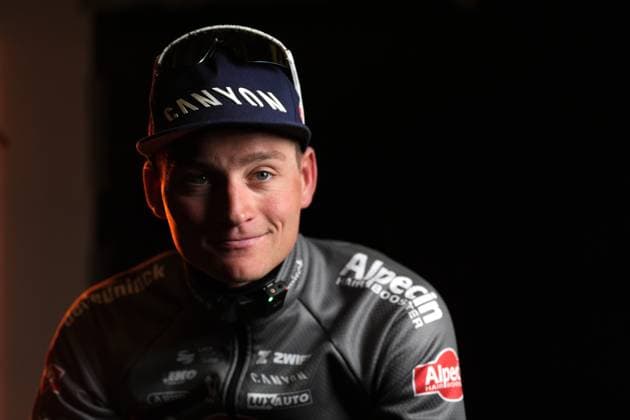 VAN DER POEL Mathieu winner, of the men s elite race of the Milano-Sanremo one day cycling race during the press conference, PK, Pressekonferenz (289 km) from Pavia and to Sanremo - North West Italy - March 22, 2025. - cycling .  Copyright: xGianxMattiaxD Alberto LaPressex