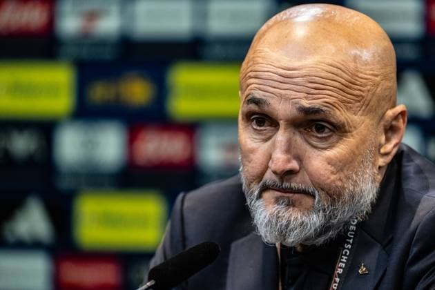 Sport Bilder des Tages Italy press conference, PK, Pressekonferenz & Walk Around Luciano Spalletti, head coach of Italy, attends the press conference at Westfalen Stadium in Dortmund, Germany, on March 22, 2025. Dortmund Germany  Copyright: xGiacomoxCosuax originalFilename:cosua-notitle250322_npfNQ.jpg