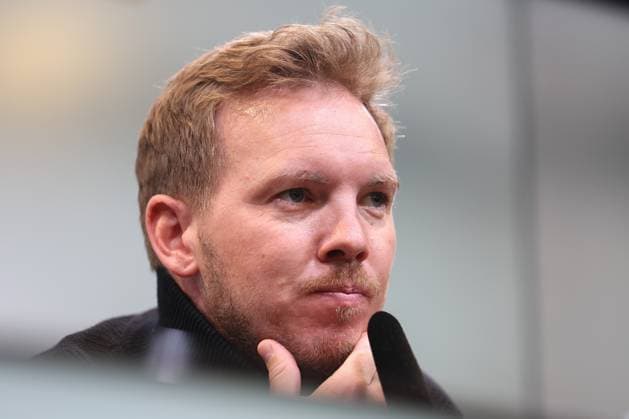 UEFA Nations League - 24 25 - Abschluss Pressekonferenz vor Deutschland - Italien am 22.03.2025 im Signal Iduna Park in Dortmund Trainer Coach Julian Nagelsmann (Deutschland) nachdenklich *** UEFA Nations League 24 25 Final press conference before Germany Italy on 22 03 2025 at Signal Iduna Park in Dortmund Coach Julian Nagelsmann Germany reflective MH