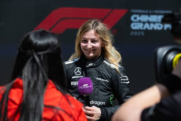 AUTO - F1 ACADEMY 2025 - SHANGHAI PIN Doriane (fra), Prema Racing, Supporter by Mercedes, Tatuus F4-T421, portrait during the 1st round of the 2025 F1 Academy Championship from March 21 to 23, 2025 on the Shanghai International Circuit, in Shanghai, China - ShanghaiChina  Copyright: xJavierxJimenezx