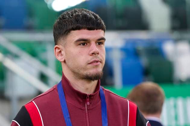 Albian Hajdari (Schweiz, 03) , Fussball, Freundschaftsspiel, Nordirland vs. Schweiz, 21.03.2025, Windsor Park, Belfast, Nordirland Belfast Windsor Park Nordirland Copyright: xGrantxHubbsx