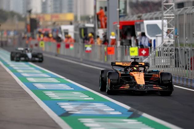 23.03.2025, Shanghai International Circuit, Shanghai, Formel 1 Großer Preis von China 2025, im Bild Oscar Piastri (AUS), McLaren F1 Team (Photo by Hasan Bratic DeFodi Images)