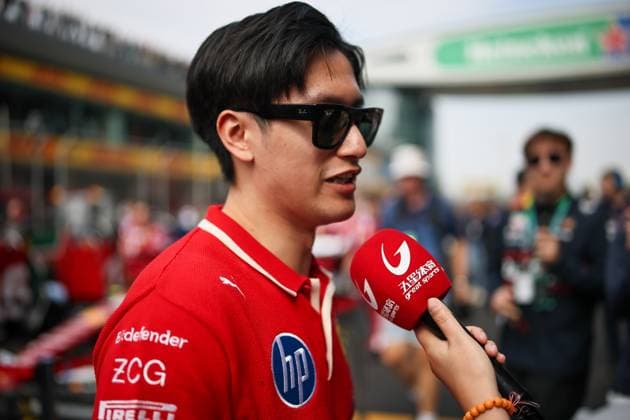 March 23, 2025, Shanghai, Shanghai, China: Zhou Guanyu (CHN) - Ferrari reserve driver.during F1 Grand Prix of CHINA at Shanghai International Circuit on March 22, 2025 in Shanghai, China.( Song Haiyuan Paddocker) Shanghai China - ZUMAm217 20250323_zsp_m217_113 Copyright: xAlessioxDexMarcox