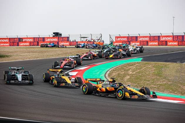 March 23, 2025, Shanghai, Shanghai, China: start of the Race...during F1 Grand Prix of CHINA at Shanghai International Circuit on March 22, 2025 in Shanghai, China.( Song Haiyuan Paddocker) Shanghai China - ZUMAm217 20250323_zsp_m217_117 Copyright: xAlessioxDexMarcox