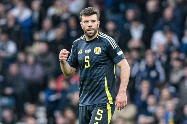 Scotland v Greece UEFA Nations League Grant Hanley of Scotland during the UEFA Nations League Play-Offs second leg match at Hampden Park, Glasgow UK Newspapers OUT Copyright: xJamiexJohnstonx FIL-21623-0086