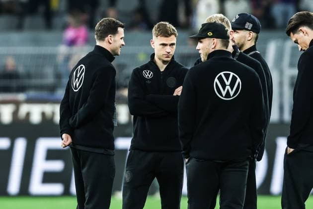Fussball, UEFA Nations League Saison 2024 2025 Viertelfinale, Rückspiel Deutschland - Italien 23.03.2025, SIGNAL IDUNA PARK Joshua Kimmich (Deutschland, 6) Dortmund SIGNAL IDUNA PARK Nordrhein-Westfahlen Deutschland