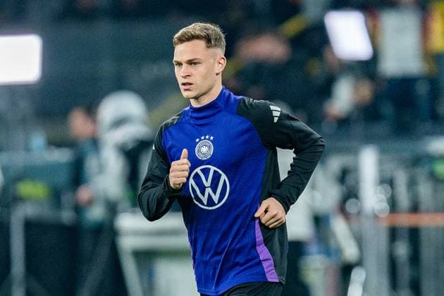 23.03.2025, Deutschland vs. Italien, Nations League, Viertelfinale-Rückspiel Joshua Kimmich (Deutschland, 6) Copyright: xBahhoxKarax