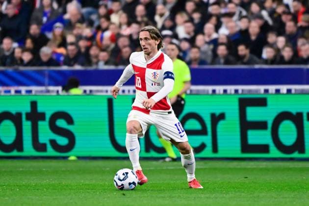FOOTBALL : France vs Croatie - Ligue des Nations - 23 03 2025 Luka Modric ( 10 - Croatia ) during the UEFA Nations League match between France and Croatia at Stade de France on March 23, 2025 in Paris, France. ( Photo by Dante Badano PsnewZ ) - ParisFrance  Copyright: xDantexBadanox