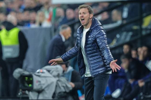 Fußball UEFA Nations League Viertelfinale Deutschland - Italien am 23.03.2025 im Signal Iduna Park in Dortmund Julian Nagelsmann ( Bundestrainer )