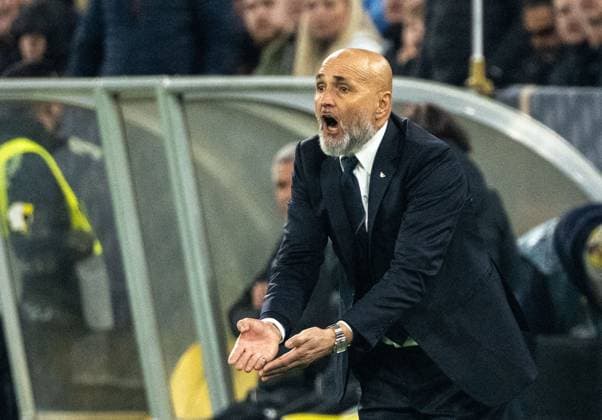 Fußball, Herren, Saison 2024 25, UEFA Nations League (Viertelfinale Rückspiel) in Dortmund, Deutschland - Italien, Trainer Luciano Spalletti (Italien), 23.03. 2025, Copyright: xMatthiasxKochx