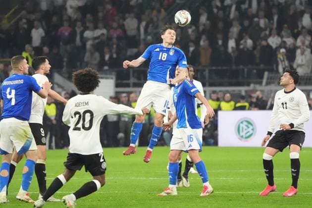 Nicolo Barella (Italien, Italy, Italia, 18) - Dortmund 23.03.2025: Deutschland vs. Italien, UEFA Nations League Viertelfinale Rückspiel, Signal Iduna Park