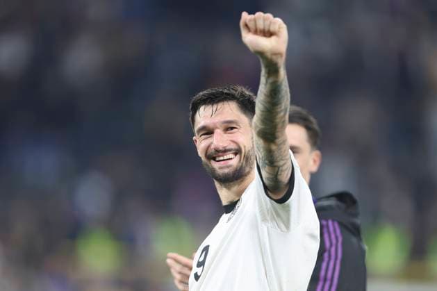 Bilder des Jahres 2025, Sport 03 März Sport Themen der Woche KW12 SPORT Bilder des Tages Tim Kleindienst (Deutschland) smiles, happy during the UEFA Nations League Quarterfinal Leg Two match between Germany and Italy at Football Stadium Dortmund on March 23, 2025 in Dortmund, Germany. (Photo by Oliver Kaelke DeFodi Images) *** Tim Kleindienst Germany smiles, happy during the UEFA Nations League Quarterfinal Leg Two match between Germany and Italy at Football Stadium Dortmund on March 23, 2025 in Dortmund, Germany Photo by Oliver Kaelke DeFodi Images
