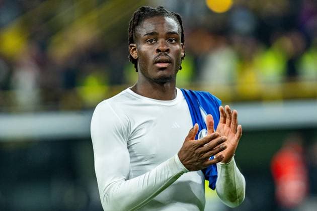 23.03.2025, Deutschland vs. Italien, Nations League, Viertelfinale-Rückspiel Yann Aurel Bisseck (Deutschland, 17) Copyright: xBahhoxKarax