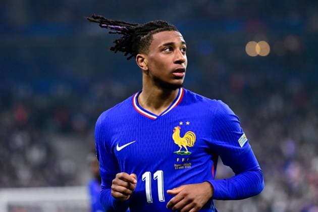 FOOTBALL : France vs Croatie - Ligue des Nations - 23 03 2025 Michael Olise ( 11 - France ) during the UEFA Nations League match between France and Croatia at Stade de France on March 23, 2025 in Paris, France. ( Photo by Dante Badano PsnewZ ) - ParisFrance  Copyright: xDantexBadanox