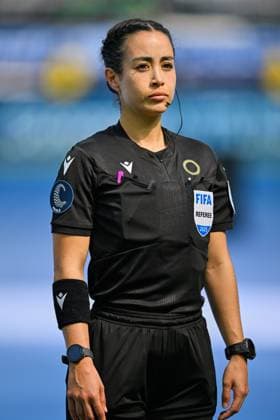 RECORD DATE NOT STATED IV CONCACAF NATIONS LEAGUE 2024-2025 Canada vs United States - Third Place Referee Katia Itzel Garcia of Mexicoduring the Third Place match between Canada and United States as part Final Four of the Concacaf Nations League 2024-2025 at SoFi Stadium on March 23, 2025 in Inglewood, Los Angeles, California, United States. INGLEWOOD LOS ANGELES CALIFORNIA UNITED STATES  Copyright: xJorgexMartinezx 20250323160949_CNL_2025_3P_CAN_USA_GARCIA31