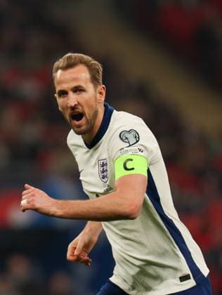 Wembley Stadium, London, 24th March 2025: Harry Kane (9 England - Captain) encourages his players during the FIFA World Cup, WM, Weltmeisterschaft, Fussball Qualifier match between England and Latvia at Wembley Stadium, London, England on Monday 24th March 2025. (Claire Jeffrey SPP) Copyright: xClairexJeffreyx xSPPx spp-en-ClJeSp-CJ-SPP-RUGBY-ENGLANDvLATVIA017