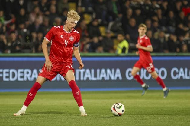 during Italy U21, U 21 vs Denmark U21, friendly match before Under21 Championship Slovakia 2025, game at Piercesare Tombolato stadium in Cittadella (PD), Italy, on March 24, 2025.  Copyright: xDavidexCasentini IPAxSportx xipa-agency.netx xx IPA_55704104 IPA_Agency_IPA55704104